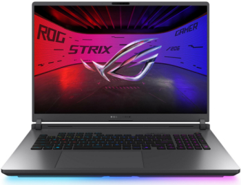 Laptop gaming ASUS ROG Strix G18 Intel Core Ultra 9 275HX 32GB DDR5 SSD 1TB GeForce RTX 5060 8GB 18 inch 240Hz No OS Eclipse Gray 