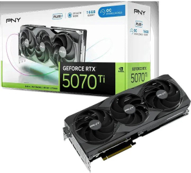 Placa video PNY nVidia GeForce RTX 5070 Ti Triple Fan OC Plus 16GB, GDDR7, 256 bit 