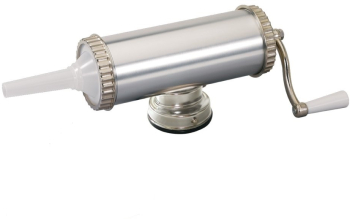 Aparat De Umplut Si Facut Carnati Manual Otel Inoxidabil Prindere Cu Ventuza 3 Palnii 15/19/22mm Usor De Curatat Capacitate 2.5kg Arg