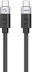 Cablu de incarcare USB-C la USB-C Orico 240W 1m negru 