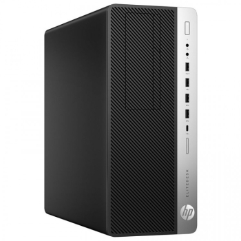 Calculator Refurbished HP EliteDesk 800 G3 Tower Intel Core i3-6100 3.70GHz 8GB DDR4 256GB SSD DVD-ROM + Windows 10 Home 