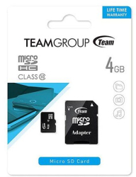 Card memorie MICRO SD 4GB CU ADAPTOR 