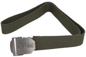 Curea militara ajustabila cupla rapida din aliaj special 120cm verde Klausstech 