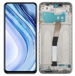 Display LCD Cu Touch Profesional Pentru Xiaomi Redmi Note 9 Pro Cadru Alb Original 
