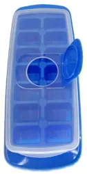 Forma pentru cuburi de gheata Cyrax 14 cuburi reutilizabil plastic alimentar cu capac orificiu umplere dreptunghiulara 29.5 x 12.5 x4 
