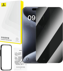 Geam de protectie pentru confidentialitate Baseus pentru iPhone 15 Pro Max 