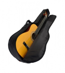 Husa Klausstech Profesionala Pentru Chitara Buzunar Frontal Material Impermeabil Nylon Dimensiune 97 Cm Curea De Transport Culoare Negr 