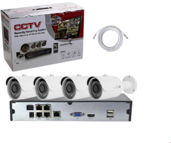 Kit CCTV AHD 4 camere exterior + HDD Toshiba DT01ACA 500GB 7200rpm 32MB cache SATA III 
