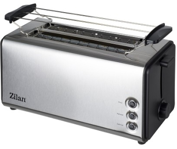 Prajitor De Paine Dublu 4 Felii De Paine Putere 1300w Inox 6 Trepte De Prajire Panou De Comanda Mecanic Tava Firimituri Detasabila Ar 