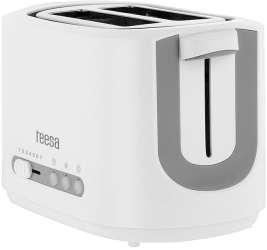 Prajitor de paine electric 850 W 7 Nivele de prajire Capacitate 2 felii Dezghetare si incalzire Anti-alunecare Alb