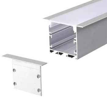 Profil Aluminiu Banda LED 2m 50x35mm Alb 
