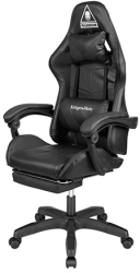 Scaun Gaming Negru Warrior Cursa and inox