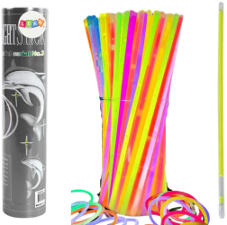 Set betisoare fluorescente 100 bucati Lean 20402 