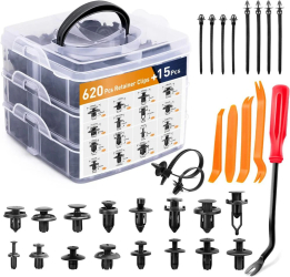 Set clipsuri universale 16 dimensiuni 620 bucati Lean 20815