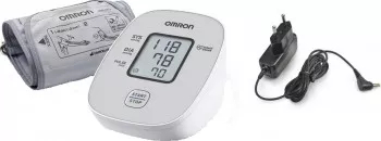 Set promotional tensiometru OMRON M2 Basic HEM-7121J-E automat cu adaptor de priza inclus 