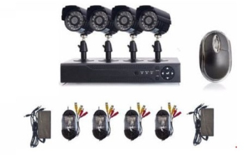 Sistem Complet De Supraveghere Interior/exterior Cu 4 Camere Klausstech 