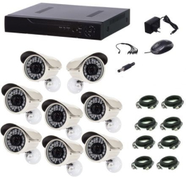 Sistem Complet De Supraveghere Si Securitate KlaussTech 8 Camere Incluse Rezolutie 1080p Port Usb Temperatura Functionare 0 ° c 30 