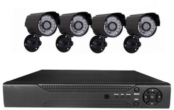 Sistem Supraveghere Cctv Kit Dvr 4 Camere Exterior/interior 1 Hdmi negru 