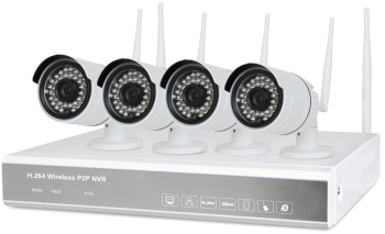 Sistem Supraveghere Wireless Nvr pnp ip Camera 4 Camere 