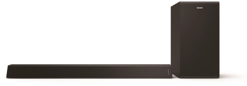 Soundbar Philips Cu Tehnologie Dolby Audio Subwoofer Wireless 2.1 Ch Hdmi Arc 300 W Woofer De 6 5 Bluetooth Dolby Digital Plus Negru 