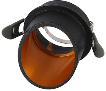 Spot-incorporat Negru GU10 Aluminiu IP20 