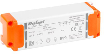 Sursa Alimentare Banda LED 12V 2.5A - REBEL 