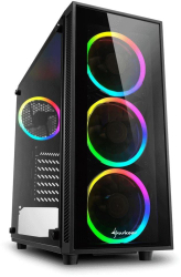 Carcasa PC Sharkoon TG4 RGB ATX Middle Tower (Negru) 