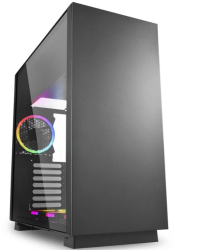Carcasa Sharkoon Pure Steel Middle Tower fara sursa ATX E-ATX (Negru) 