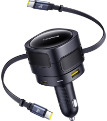 Baseus Pro Car Charger 2x Port USB 90w Negru