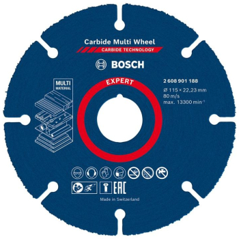 Bosch - Disc de taiere Carbide MultiWheel EXPERT 115x22.23mm 2608901188 