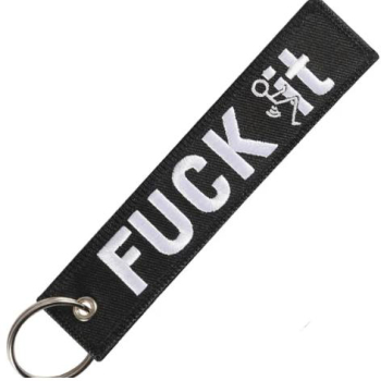 Cheia de accesoriu cu mesaj indraznet si distractiv. 