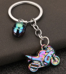Lant cheie Motocicleta Multicolora 