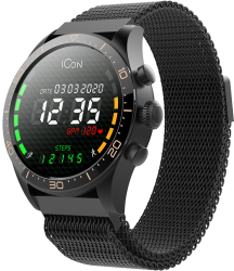 Smartwatch Forever Icon AW-100 Black Profesional si Modern 