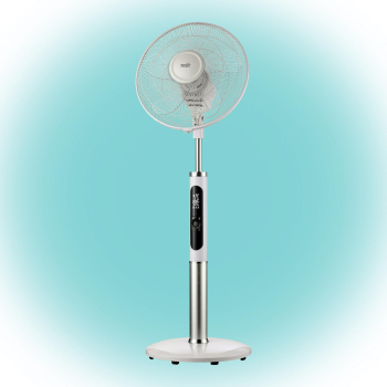 Ventilator Cu Picior Oscilare 3d Alb 40 Cm 60 W 