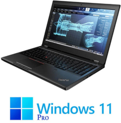 Laptop Lenovo P52 Hexa Core i7-8750H 32GB DDR4 Quadro P1000 Win 11 Pro 
