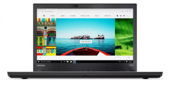 Laptop Refurbished LENOVO ThinkPad T470 Intel Core i5-6200U 2.30 - 2.80GHz 8GB DDR4 256GB SSD 14 Inch HD Webcam + Windows 10 Pro 