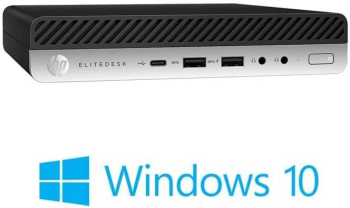 Mini PC HP EliteDesk 705 G4 Quad Core Ryzen 5 PRO 2400G 256GB SSD Win 10 Home 