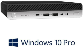Mini PC HP EliteDesk 705 G4 Quad Core Ryzen 5 PRO 2400G 256GB SSD Win 10 Pro