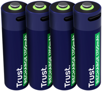 Baterii Baterii reincarcabile Trust AA USB-C 4x 