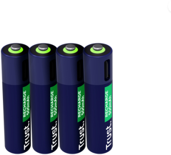 Baterii Baterii reincarcabile Trust AAA USB-C 4x 