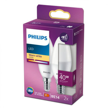 Becuri si Tuburi LED LED 40W B35 E14 WW FR ND 2SRT6 