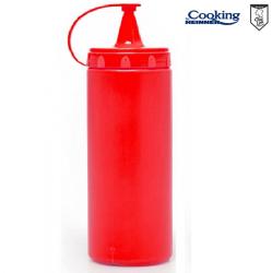 Boluri & Cutii alimente STICLA DISPENSER SOSURI 1000 ML ROSU 