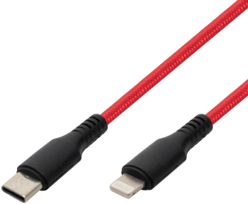 Cablu Incarcare Usb C - Apple Lightning 2.1a 1m Rosu 