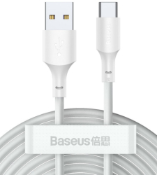 Cabluri periferice Cablu Baseus Superior Wisdom 1.5m alb 