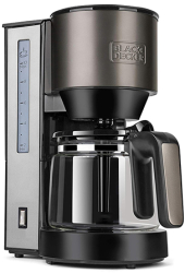 Cafetiera Black&Decker capacitate 1250ml si putere 870w. 