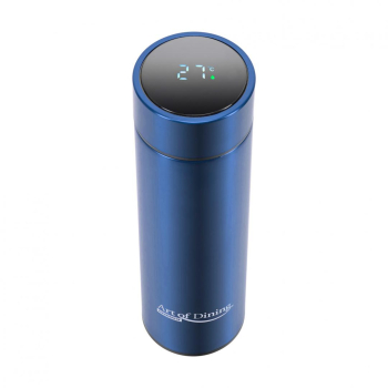 Cani & Cesti TERMOS INOX 450ML IND.LED.TEMP ALBASTRU 