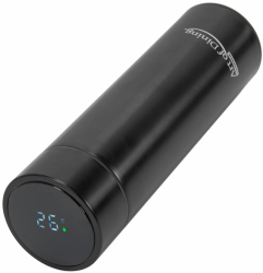 Cani & Cesti TERMOS INOX 450ML INDICAT.LED.TEMP NEGRU 