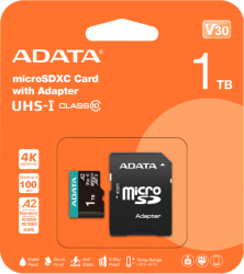 Carduri memorie MICROSDHC 1TB AUSDX128GUI3V30SA2-RA1 