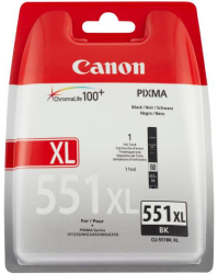 Cartuse cerneala CANON CLI-551XL BLACK INKJET CARTRIDGE