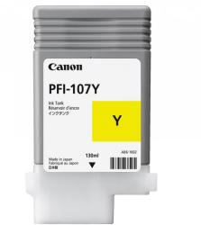 Cartuse cerneala CANON PFI-107Y YELLOW INKJET CARTRIDGE 